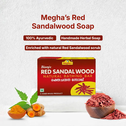 BIOMIX RED SANDAL SOAP- Biomix Red Sandalwood Skin Tone Soap
