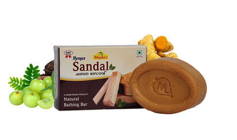 HYMAS SANDAL SOAP- Hymas Ayurvedic Sandalwood Soap